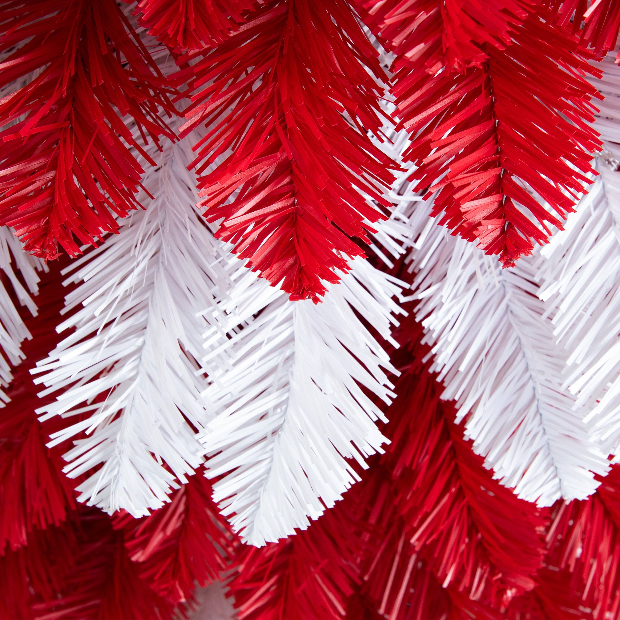 5ft. Pre-Lit Peppermint Artificial Christmas Tree, Clear Microdot LED Lights